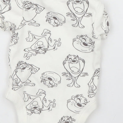 George Baby White   Babygrow One-Piece Size 0-3 Months