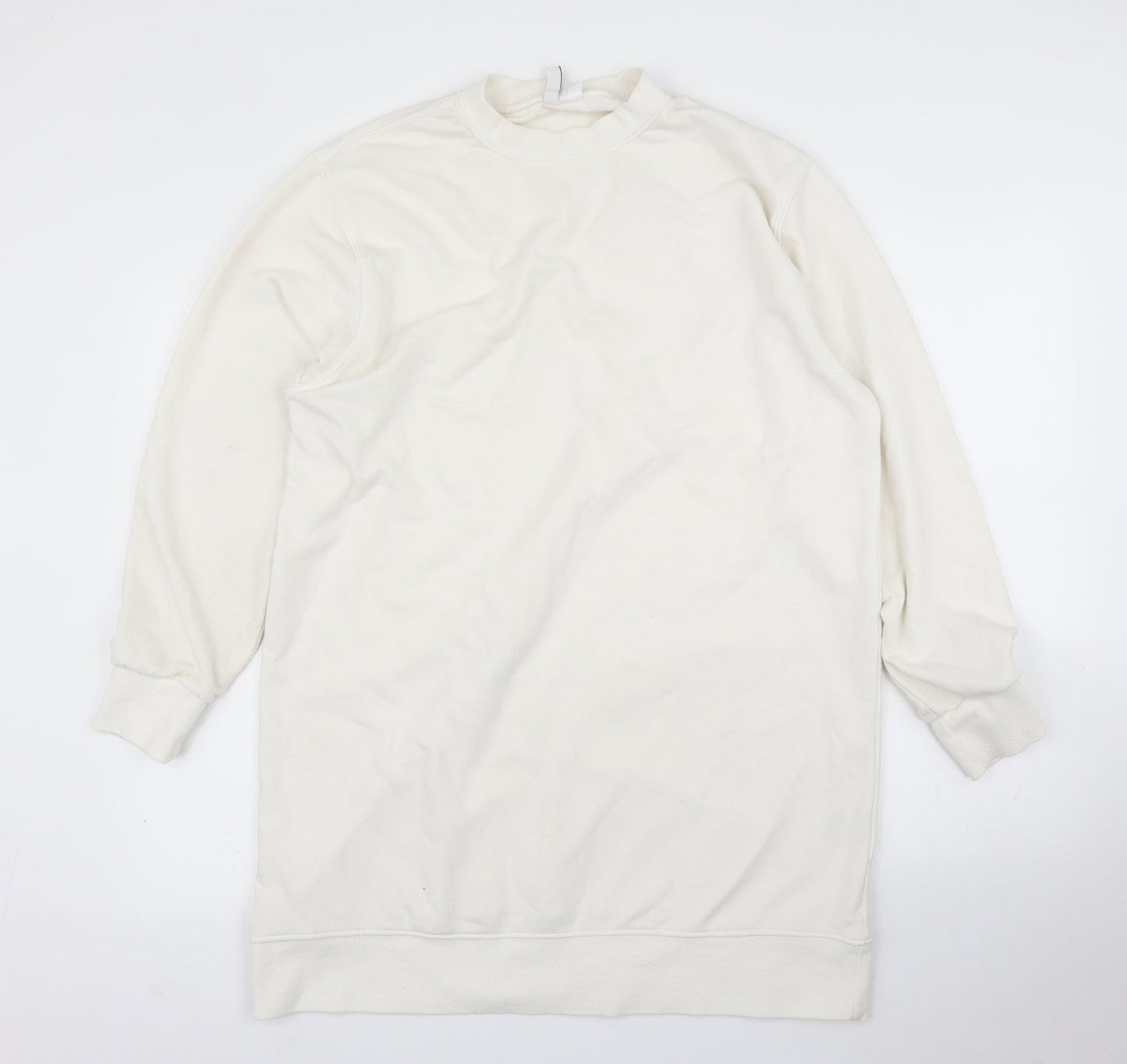 Womens UK Size M H&M White Pullover Jumper