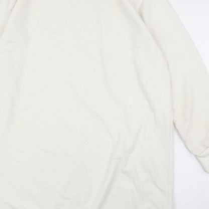 Womens UK Size M H&M White Pullover Jumper