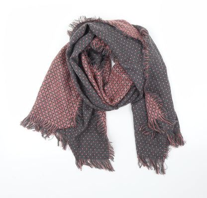 Additional front view of Preworn unisex pink shawl/wrap