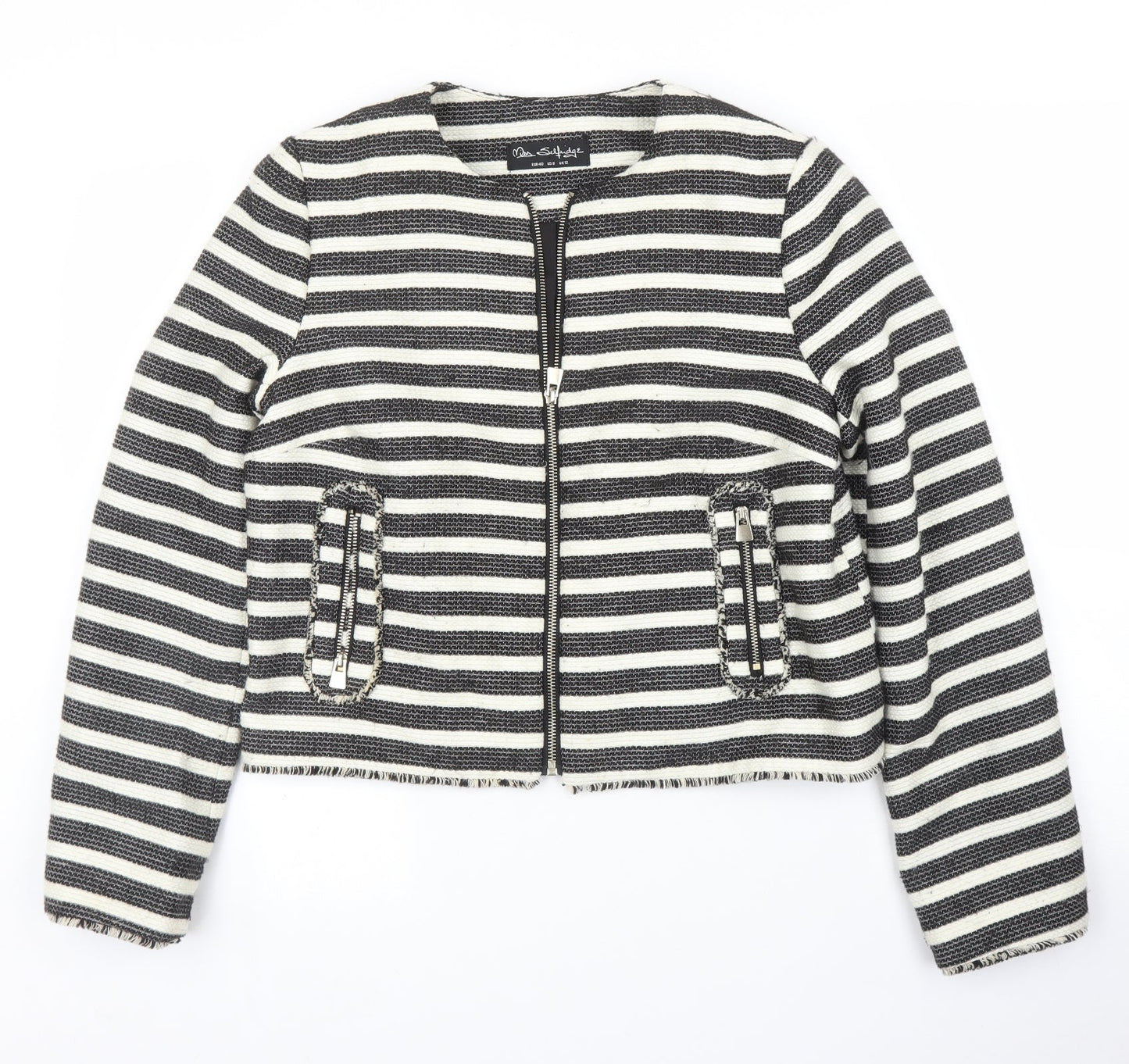 Womens UK Size 12 Miss Selfridge Black Jacket
