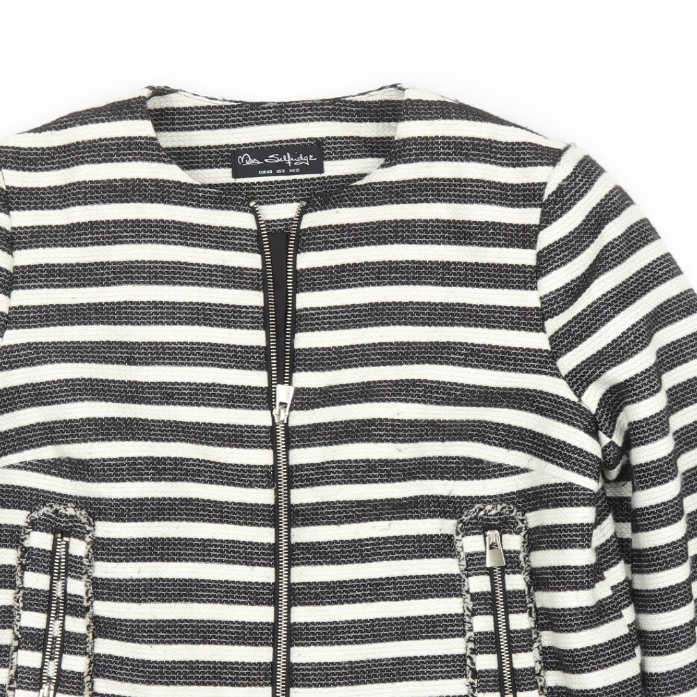 Womens UK Size 12 Miss Selfridge Black Jacket