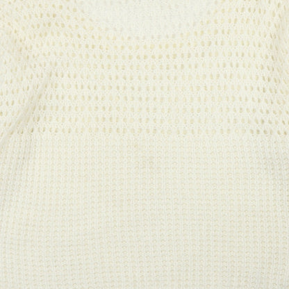 Womens UK Size 10 Internationale Ivory Pullover Jumper