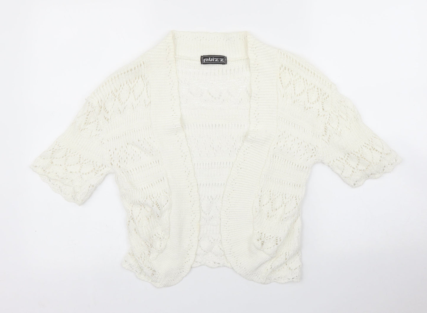 Muizz Womens Ivory   Cardigan Jumper Size M