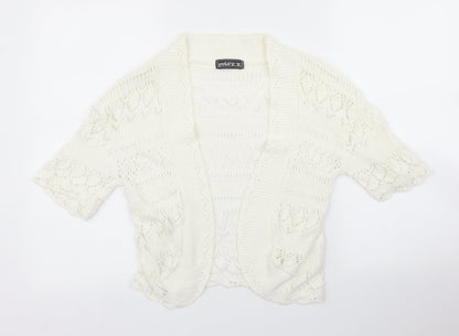 Muizz Womens Ivory   Cardigan Jumper Size M