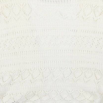 Muizz Womens Ivory   Cardigan Jumper Size M
