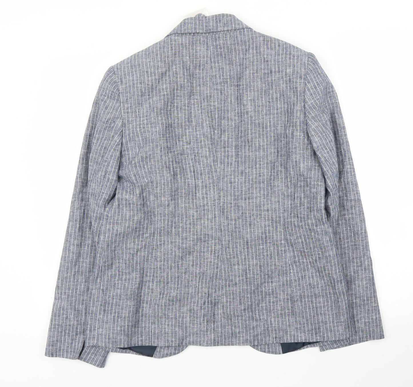 Womens UK Size 12 BM Regular Blue Blazer