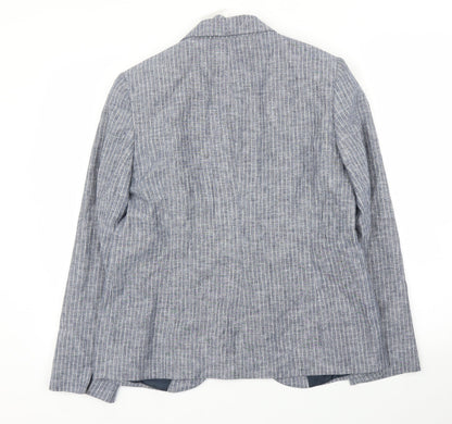 Womens UK Size 12 BM Regular Blue Blazer