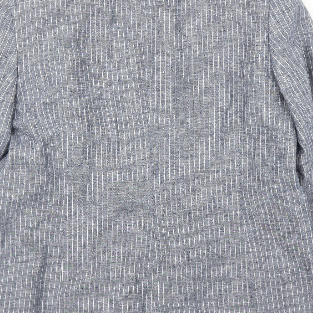 Womens UK Size 12 BM Regular Blue Blazer