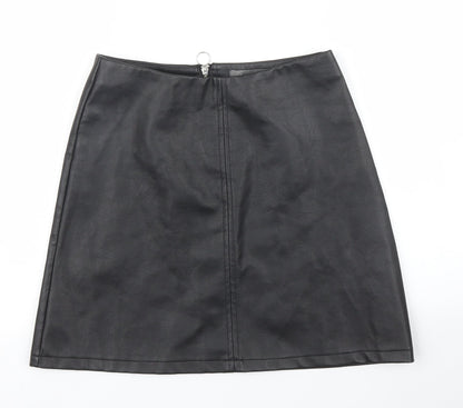 Primark Womens Black   A-Line Skirt Size 8