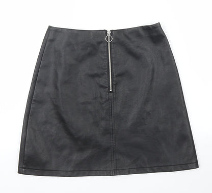 Primark Womens Black   A-Line Skirt Size 8
