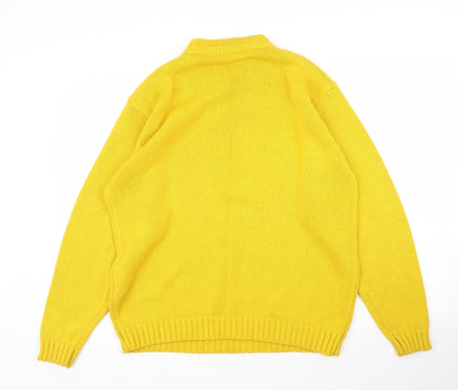 Baresi Womens Yellow   Pullover Jumper Size L