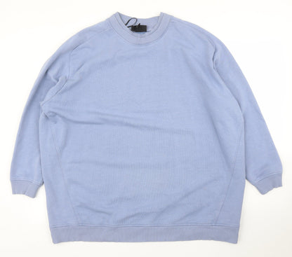 Monkl Mens Blue   Pullover Jumper Size M