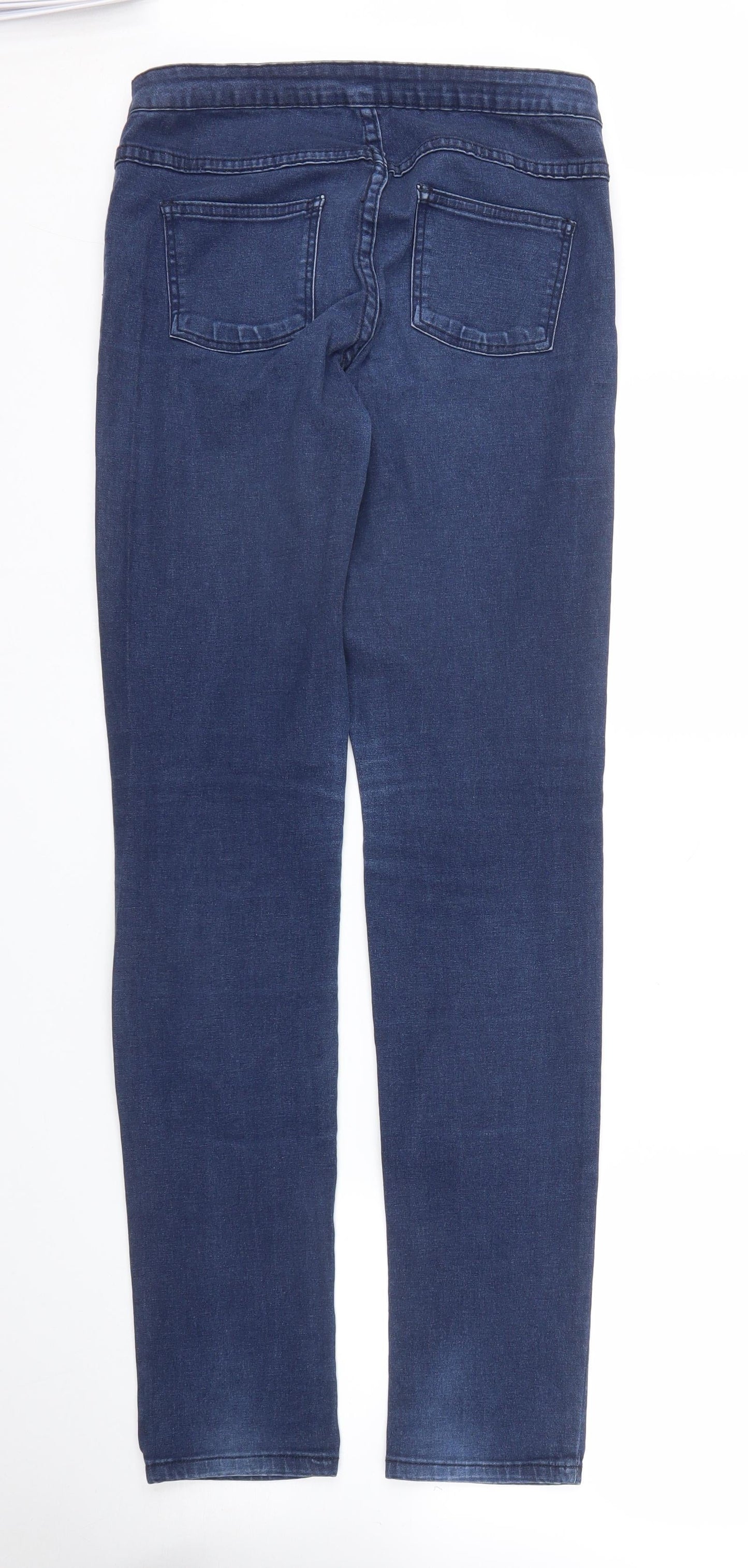 Womens UK Size L VILA Regular Fit Skinny Blue Jeans