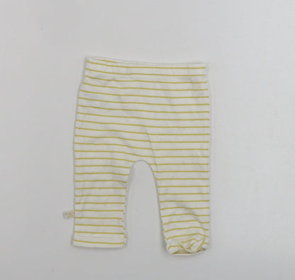 Disney Girls White Spotted  Jogger Leggings Size 3-6 Months