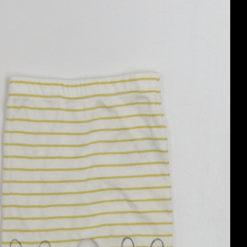 Disney Girls White Spotted  Jogger Leggings Size 3-6 Months
