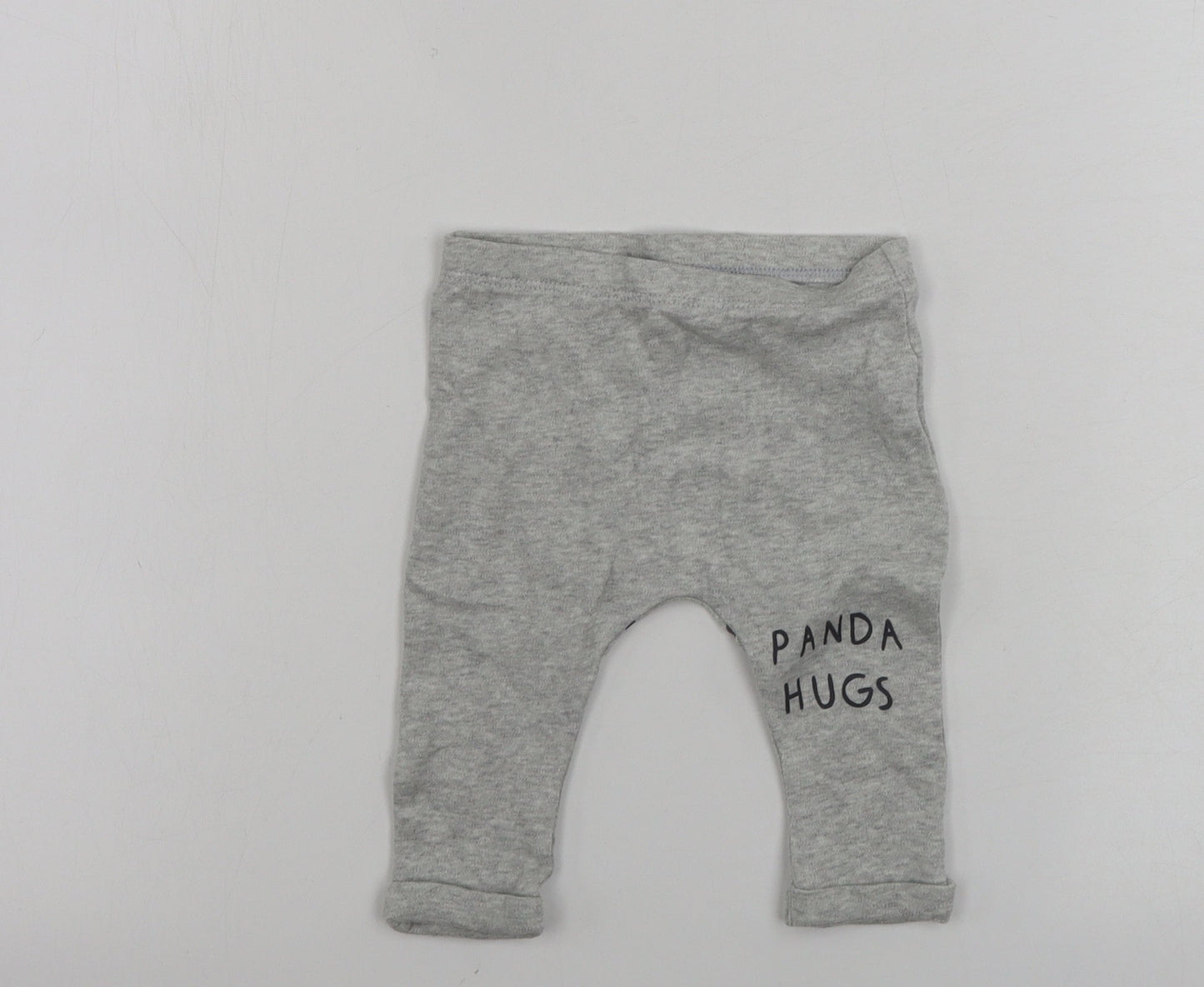 F&F  Boys Grey   Jogger Trousers Size 3-6 Months