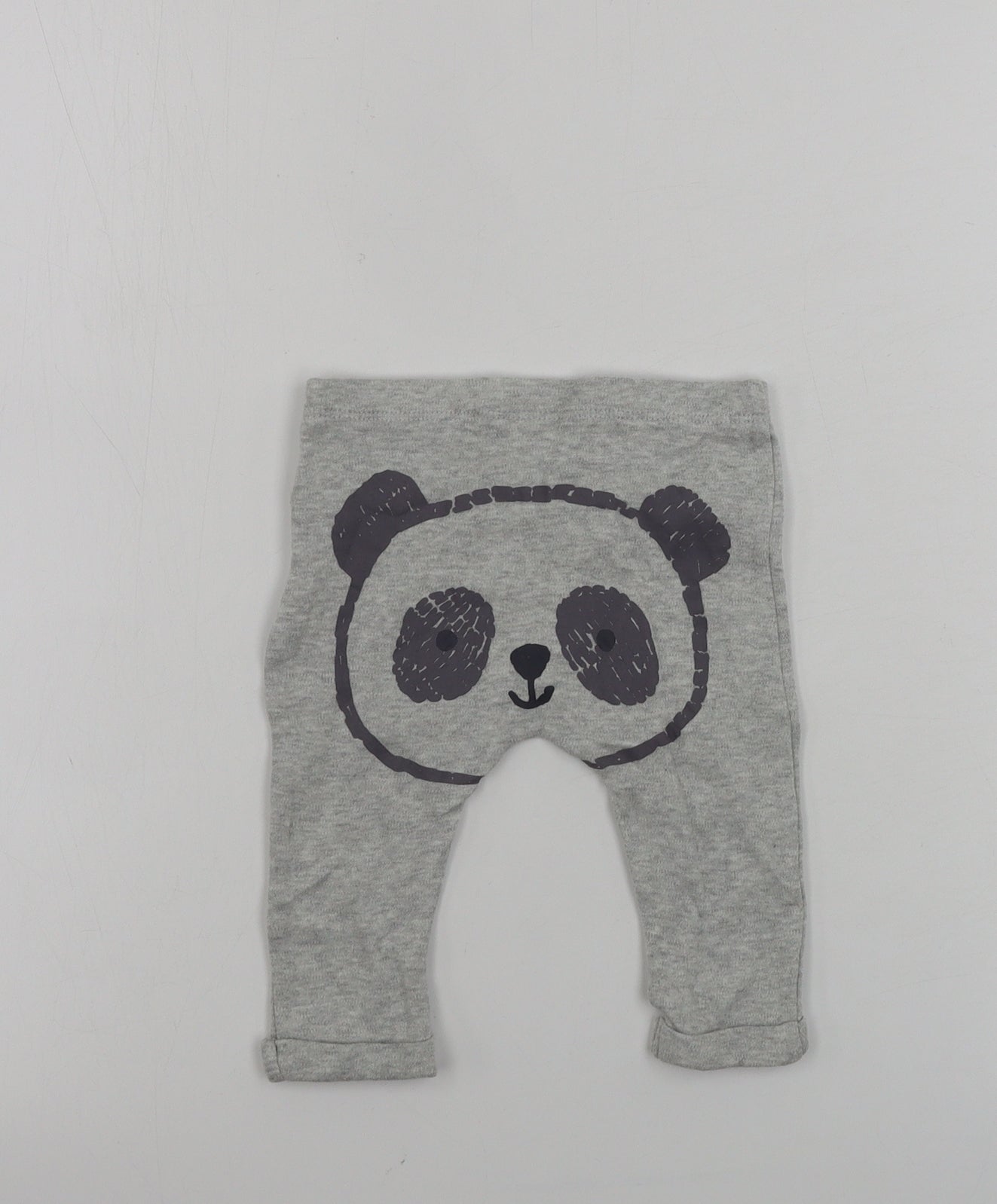 F&F  Boys Grey   Jogger Trousers Size 3-6 Months