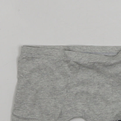 F&F  Boys Grey   Jogger Trousers Size 3-6 Months