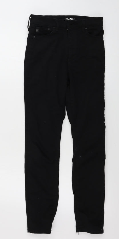 Womens UK Size 28 in denim Regular Fit Skinny Black Jeans