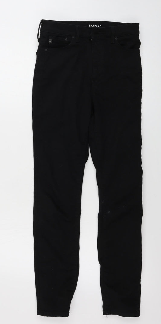 Womens UK Size 28 in denim Regular Fit Skinny Black Jeans
