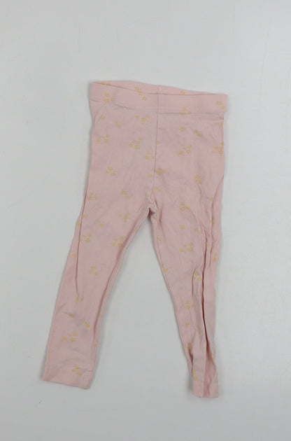 George  Girls Pink   Sweatpants Trousers Size 2 Years