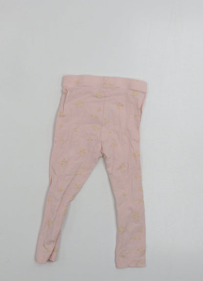 George  Girls Pink   Sweatpants Trousers Size 2 Years