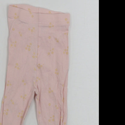 George  Girls Pink   Sweatpants Trousers Size 2 Years