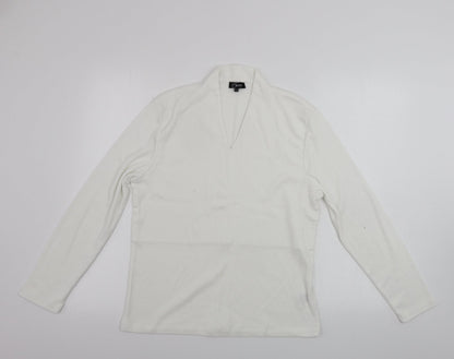 Womens UK Size 18 Emreco Ivory Pullover Jumper