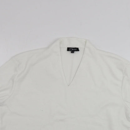 Womens UK Size 18 Emreco Ivory Pullover Jumper