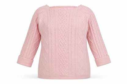 Womens UK Size M TRU Pink Pullover Jumper