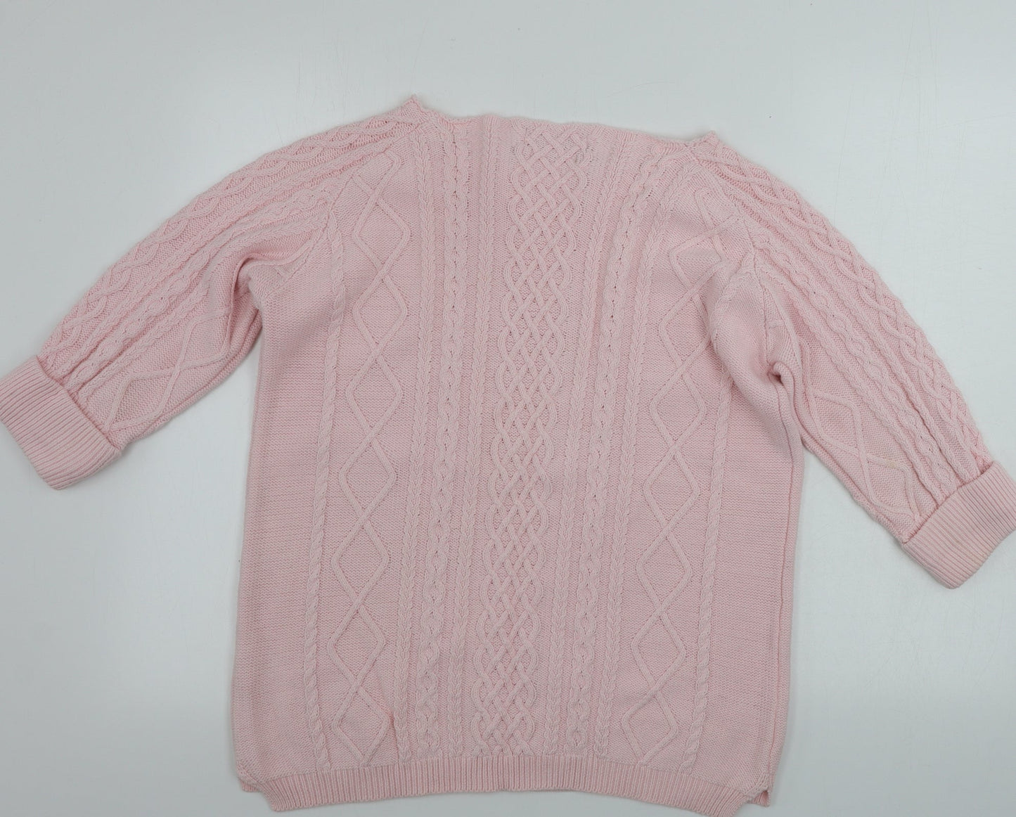 Womens UK Size M TRU Pink Pullover Jumper