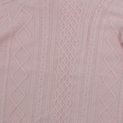 Womens UK Size M TRU Pink Pullover Jumper