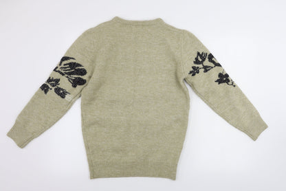 Womens UK Size M HEINE Beige Pullover Jumper