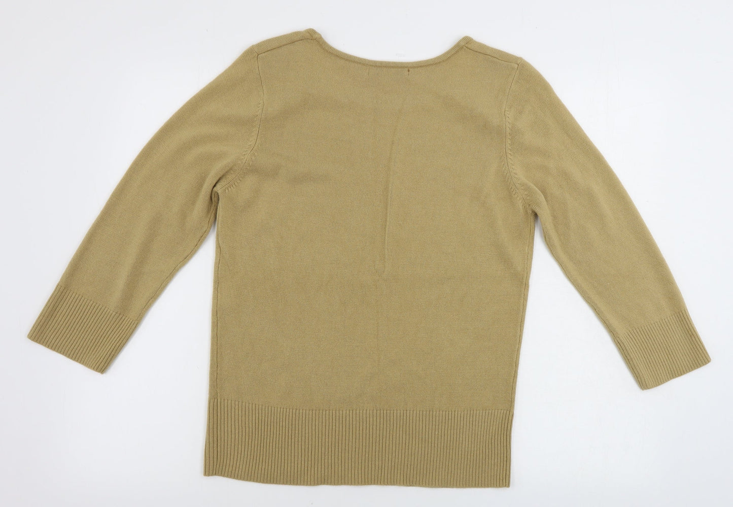 Womens UK Size M Klass Beige Pullover Jumper