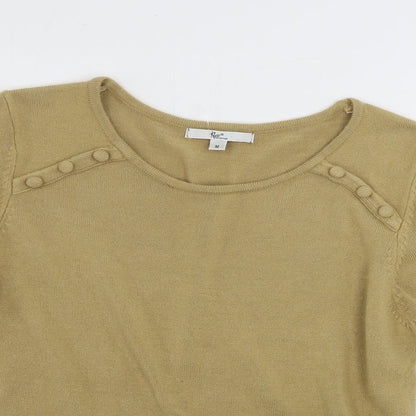 Womens UK Size M Klass Beige Pullover Jumper