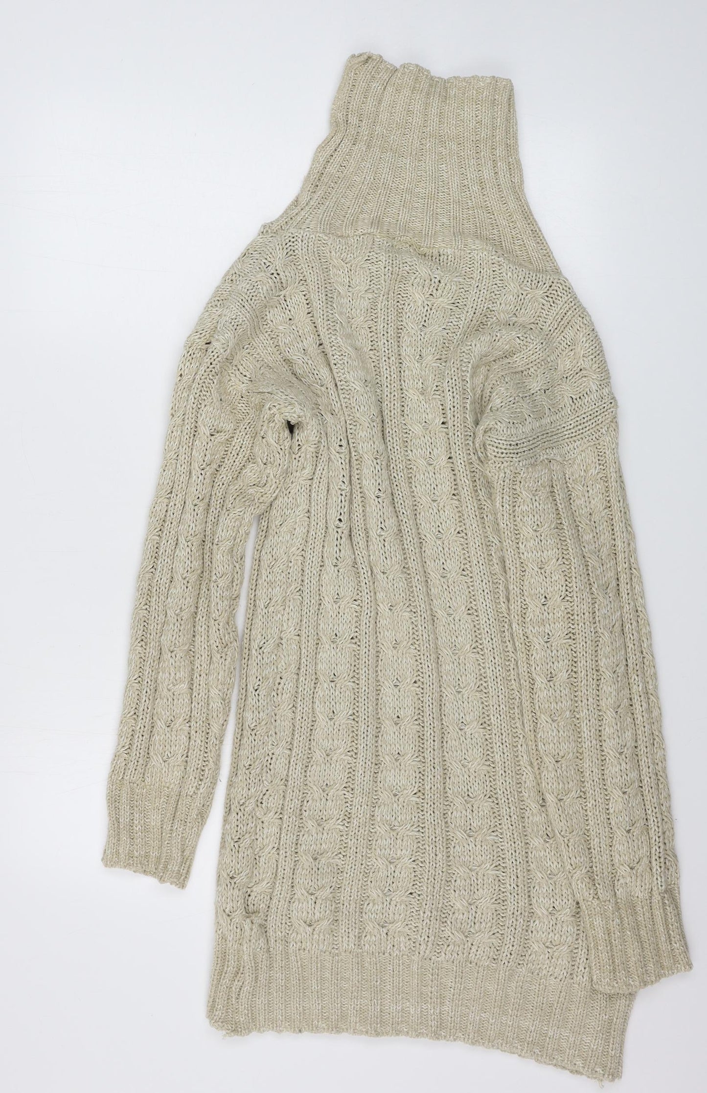 Womens UK Size M Misspap Beige Pullover Jumper