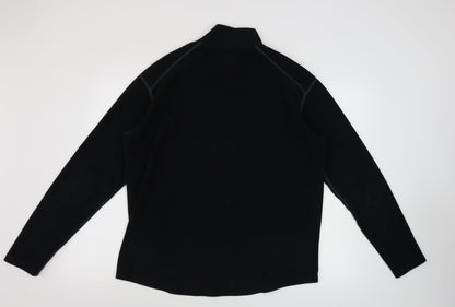 Preworn  Mens Black   Henley Jumper Size S
