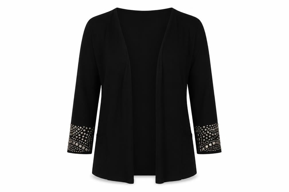 Womens UK Size M Wallis Black Cardigan Jumper