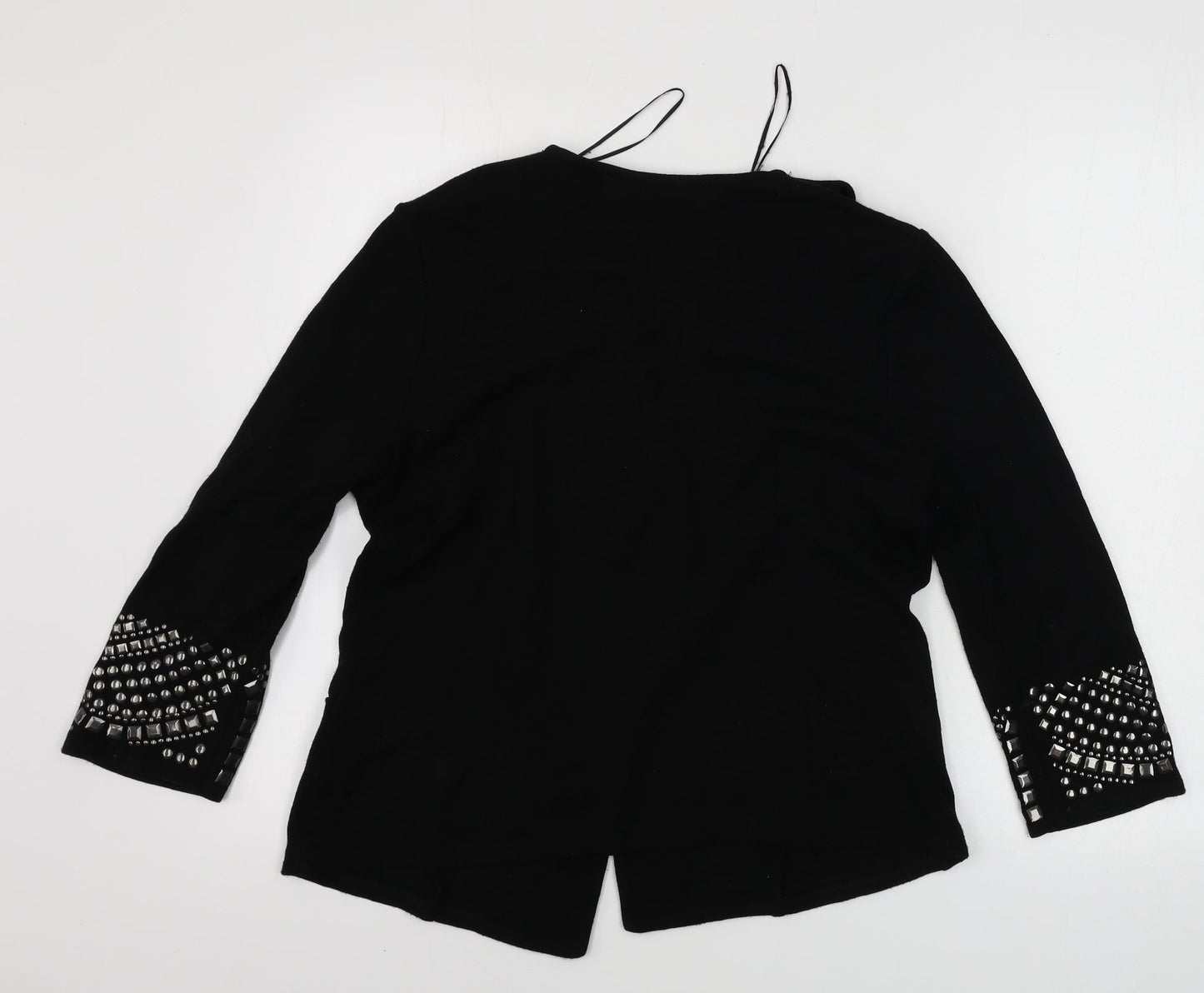 Womens UK Size M Wallis Black Cardigan Jumper