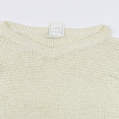 Papaya  Womens Ivory   Pullover Jumper Size L