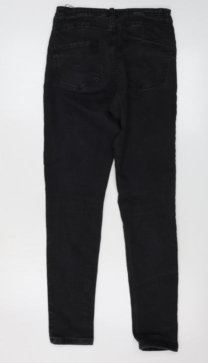 denim co Womens Black   Skinny Jeans Size 12 L24 in