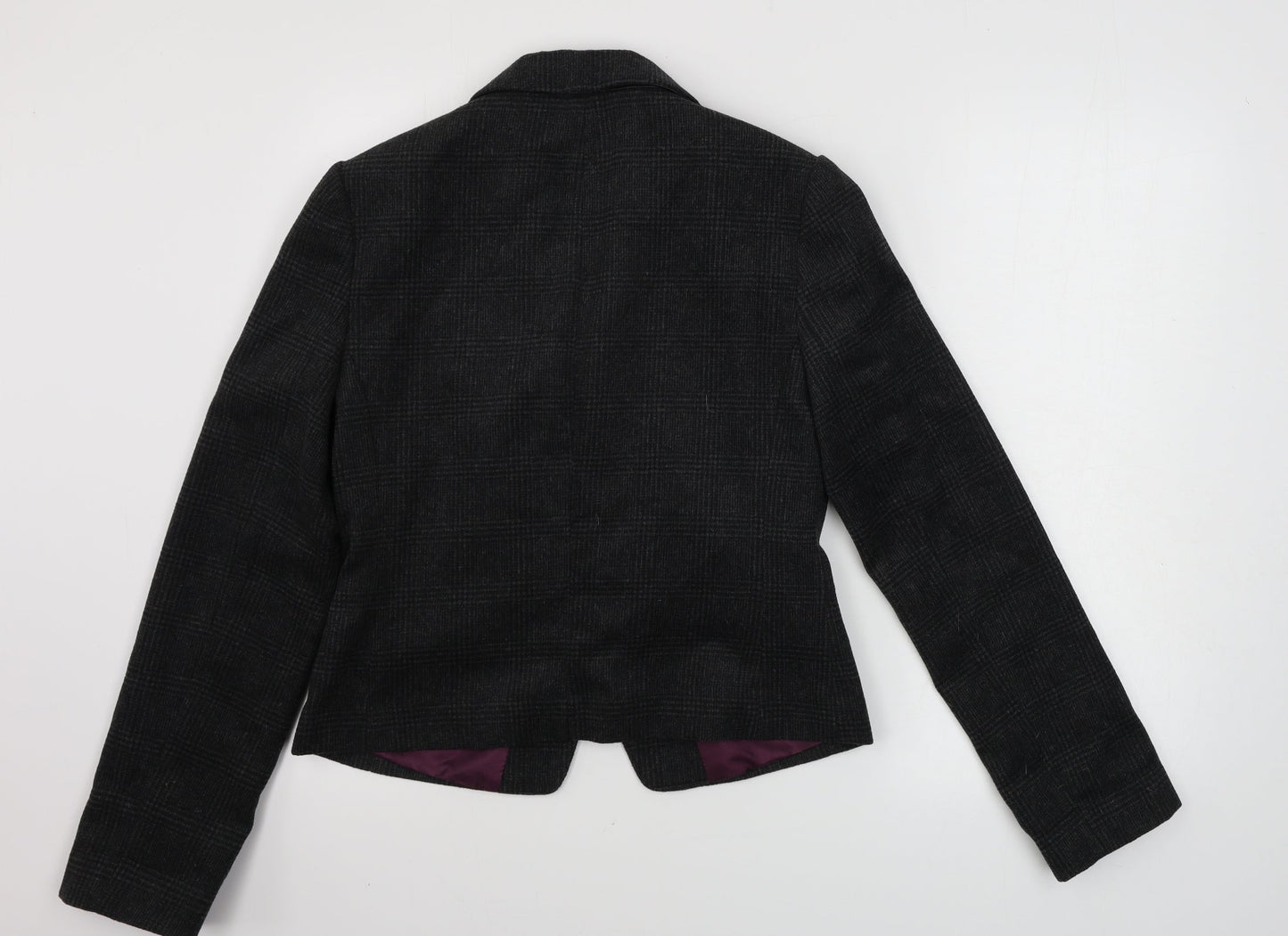 New Look  Womens Grey Check  Jacket Blazer Size 12