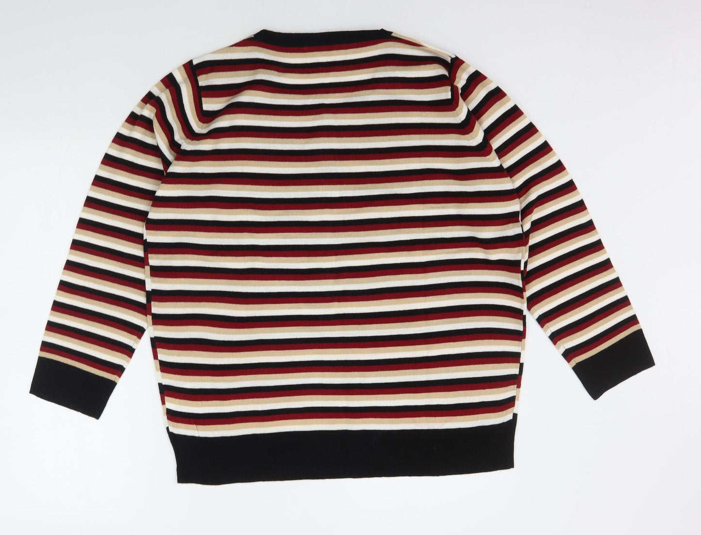 Womens UK Size L EWM Multicoloured Pullover Jumper