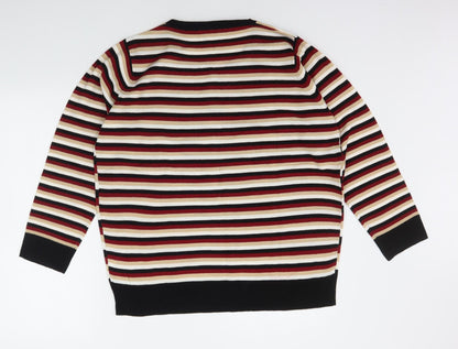 Womens UK Size L EWM Multicoloured Pullover Jumper