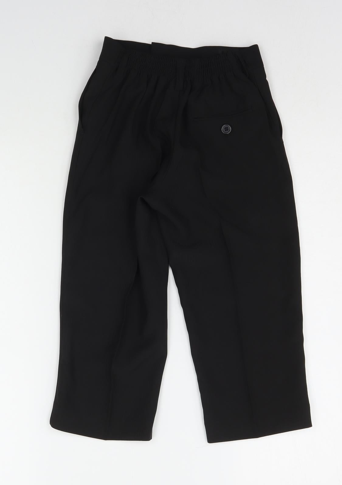 St Chiman Girls Black   Chino Trousers Size 4 Years