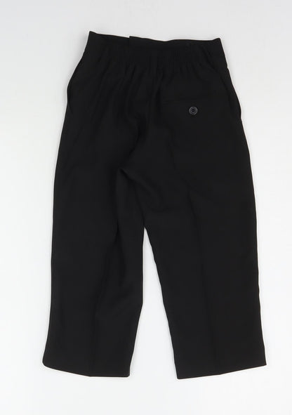 St Chiman Girls Black   Chino Trousers Size 4 Years