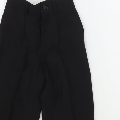 St Chiman Girls Black   Chino Trousers Size 4 Years
