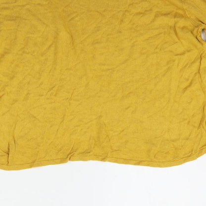 Womens UK Size 12 New Look Yellow Pullover Jumper