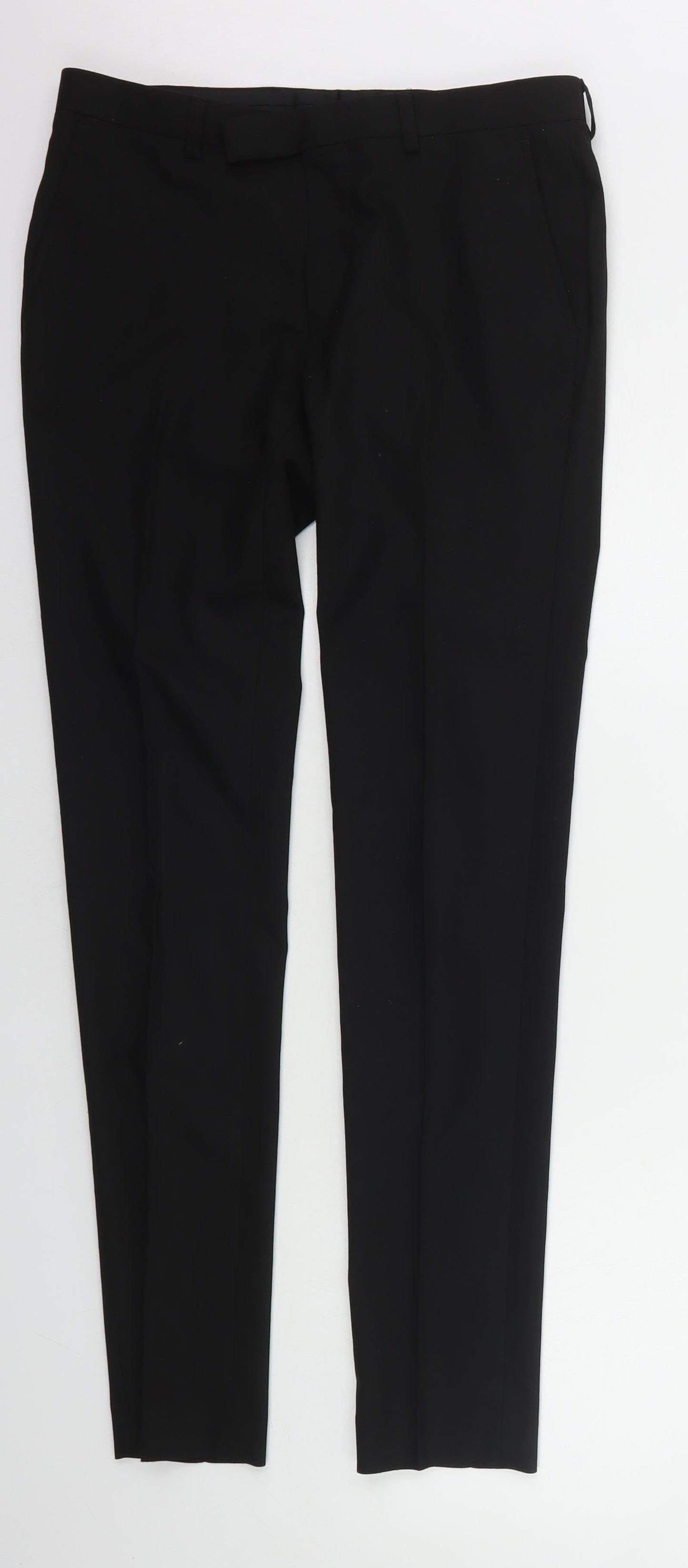 Womens UK Size 28 in ASOS Regular Fit  Black Trousers